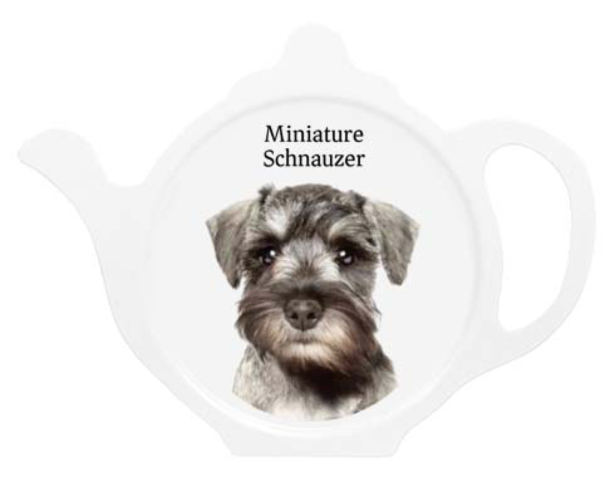 Schnauzer Tea Bag Holder - Clinging Dog Tea bag Holders - Shop